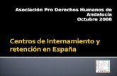 Asociación Pro Derechos Humanos de Andalucía Octubre 2008.