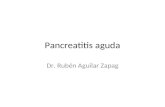 Pancreatitis aguda Dr. Rubén Aguilar Zapag. Pancreatitis aguda Es una enfermedad inflamatoria del páncreas con una incidencia variable en diferentes.