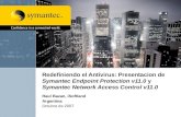 Redefiniendo el Antivirus: Presentacion de Symantec Endpoint Protection v11.0 y Symantec Network Access Control v11.0 Raul Bazan, iSoftland Argentina Octubre.