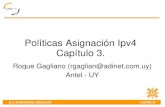 11 y 12 Noviembre. México DF LACNIC III Políticas Asignación Ipv4 Capítulo 3. Roque Gagliano (rgaglian@adinet.com.uy) Antel - UY.