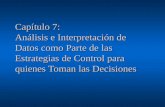 Capítulo 7: Análisis e Interpretación de Datos como Parte de las Estrategias de Control para quienes Toman las Decisiones.