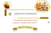¡BIENVENIDOS! Presentación experiencia exitosa Apiaríos Canatlán S.P.R. de R.I.