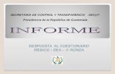 SECRETARIA DE CONTROL Y TRANSPARENCIA -SECyT- Presidencia de la República de Guatemala.
