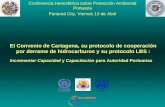 El Convenio de Cartagena, su protocolo de cooperación por derrame de hidrocarburos y su protocolo LBS : Incrementar Capacidad y Capacitación para Autoridad.