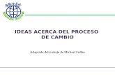 IDEAS ACERCA DEL PROCESO DE CAMBIO Adaptado del trabajo de Michael Fullan.