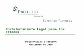 Presentación a FIDESUR Noviembre de 2009 Fortalecimiento Legal para los Estados.