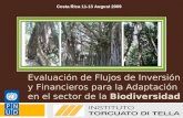 Evaluación de Flujos de Inversión y Financieros para la Adaptación en el sector de la Biodiversidad Manual de Metodologías del PNUD sobre FI&F: Adaptación.