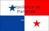República de Panamá Isabel. Está en América Central CIUDAD DE PANAMÁ COLÓN CANAL DE PANAMÁ Boquete.