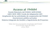 Taller de Circunscripción Ampliado del FMAM 22 al 24 de mayo de 2012 Lima, Perú Acceso al FMAM Fondo Fiduciario del FMAM, SATR (STAR) LDCF, SCCF, NPIF,