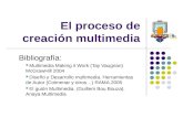 El proceso de creación multimedia Bibliografía: Multimedia Making it Work (Tay Vaugnan) McGrawHill 2004 Diseño y Desarrollo multimedia. Herramientas de.