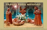 FRASES PARA NAVIDAD Frases de Navidad preparadas por miembros del Sodalicio de Vida Cristiana (Sodalitium) Nacimiento de la Catedral de Santiago de Chile.