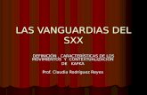 LAS VANGUARDIAS DEL SXX DEFINICIÓN, CARACTERÍSTICAS DE LOS MOVIMIENTOS Y CONTEXTUALIZACIÓN DE KAFKA Prof. Claudia Rodríguez Reyes.