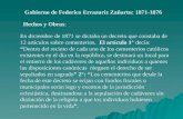 Gobierno de Federico Errazuriz Zañartu: 1871-1876 Hechos y Obras: En diciembre de 1871 se dictaba un decreto que constaba de 12 artículos sobre cementerios.