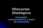 Discurso Dialógico Concepto, características y tipos de discursos.