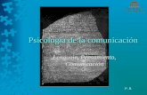 Psicolog­a de la comunicaci³n Lenguaje, Pensamiento, Comunicaci³n P. R