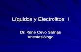 Líquidos y Electrolitos I Dr. René Cevo Salinas Anestesiólogo.