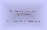 Intoxicación con opiáceos Dr. Jose Eliseo Valverde A.