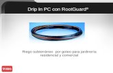 Drip In PC con RootGuard ® Riego subterráneo por goteo para jardinería residencial y comercial.