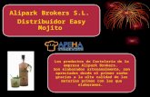 Alipark Brokers S.L. Distribuidor Easy Mojito +A Profesionales del ahorro energético Los productos de Cocteleria de la empresa Alipark Brokers. Son elaborados.
