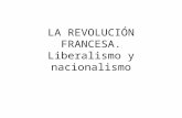 LA REVOLUCIÓN FRANCESA. Liberalismo y nacionalismo.