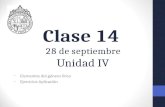 Clase 14 28 de septiembre Unidad IV -Elementos del género lírico -Ejercicios Aplicación.