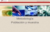 Proyectos de Investigacièon de Tesis I Metodología Población y muestra.