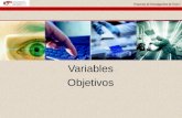 Proyectos de Investigacièon de Tesis I Variables Objetivos.