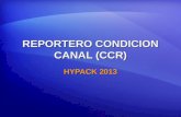 REPORTERO CONDICION CANAL (CCR) HYPACK 2013. REPORTERO CONDICION CANAL (CCR) REPORTERO CONDICION CANAL determina las profundidades de control y genera