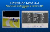 HYPACK ® MAX 4.3 Resumen de cambios desde la versión 2.12A GOLD.