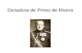 Dictadura de Primo de Rivera. Esquema de la Unidad.