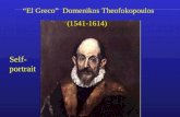El Greco Domenikos Theofokopoulos (1541-1614) Self- portrait.