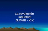 La revolución industrial S.XVIII - XIX. ÍNDICE 1) ¿Qué es? 2) ¿En qué consiste? 3) Causas 4) Etapas de la revolución 5) Impacto social 6) Adelantos técnicos.
