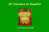 AP Literatura en Español 21 de marzo de 2009. Julio Cortázar 1914-1984.