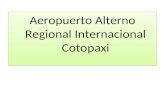 Aeropuerto Alterno Regional Internacional Cotopaxi.