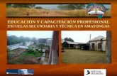 EDUCACIÓN Y CAPACITACIÓN PROFESIONAL ESCUELAS SECUNDARIA Y TÉCNICA EN AMATONGAS.