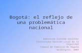 Bogotá: el reflejo de una problemática nacional Robinsson Caicedo González Coordinador Gestión Local de la Seguridad Cámara de Comercio de Bogotá Washington,