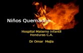 Ni±os Quemados Hospital Materno Infantil Honduras C.A. Dr Omar Mejia