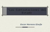 "Las Contrataciones del Estado Oscar Herrera Giurfa.