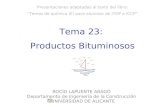 ROCÍO LAPUENTE ARAGÓ- Departamento de Ingeniería de la Construcción Presentaciones adaptadas al texto del libro: Temas de química (II) para alumnos de.