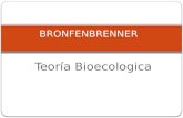 Teoría Bioecologica BRONFENBRENNER. Bronfenbrenner El Psicólogo estadounidense Urie Bronfenbrenner describe el rango de influencias interactuantes que.