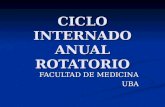 CICLO INTERNADO ANUAL ROTATORIO FACULTAD DE MEDICINA UBA