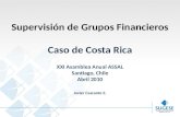 Campaña Información y sensibilización del Mercado de Seguros en Costa Rica Superintendencia General de Seguros Supervisión de Grupos Financieros Caso de.