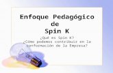 Enfoque Pedagógico de Spin K ¿Qué es Spin K? ¿Cómo podemos contribuir en la conformación de la Empresa?