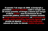 El pasado 7 de mayo de 2008, el fotógrafo y periodista Gervasio Sánchez subió a recoger uno de tantos premios, el Ortega y Gasset que otorga el diario.