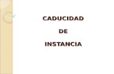 CADUCIDAD DE INSTANCIA. LEGITIMACION ACTIVA Amplia (Alsina) ( Santa Fe, Córdoba y Jujuy) Doctrina Restringida (Podetti) – CPCCN y CPCMza. 1) Demandado.