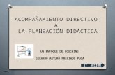Acompañamiento directivo a la planeación didáctica
