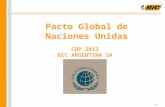 1 Pacto Global de Naciones Unidas COP 2012 BIC ARGENTINA SA.