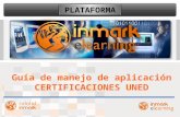 1 PLATAFORMA. 2 Pedido de la clave de certificación Por central se hace un pedido a través del Catálogo de Certificaciones Es un pedido normal en el que.