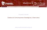 Proyecto Internet Cátedra de Comunicaciones Estratégicas y Cibercultura .