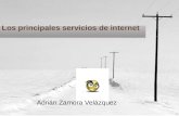 Los principales servicios de internet Adrián Zamora Velázquez.